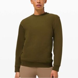 lululemon All Yours Crew Moss Green Size 6 NWT